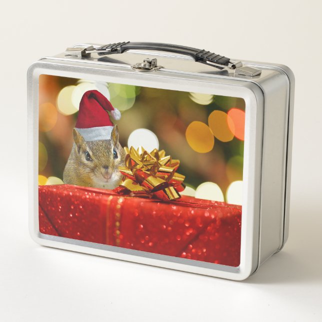 Lunch Box Joli Noël Chipmunk (Devant)