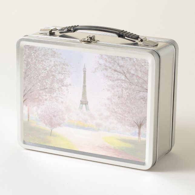 Lunch Box Joli Paris aux pastels (Devant)