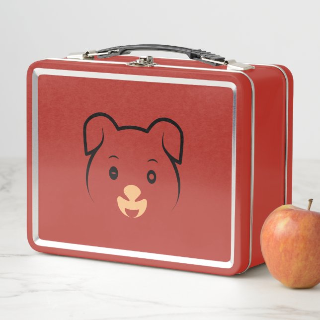 Lunch Box Joli rose (En situation)