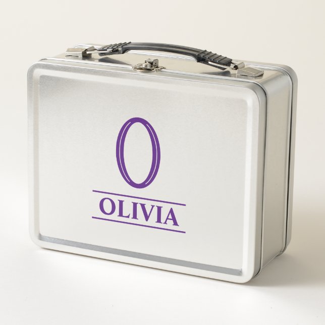 Lunch Box Joli Violet Pastel (Devant)