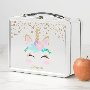 Lunch Box Jolie licorne florale