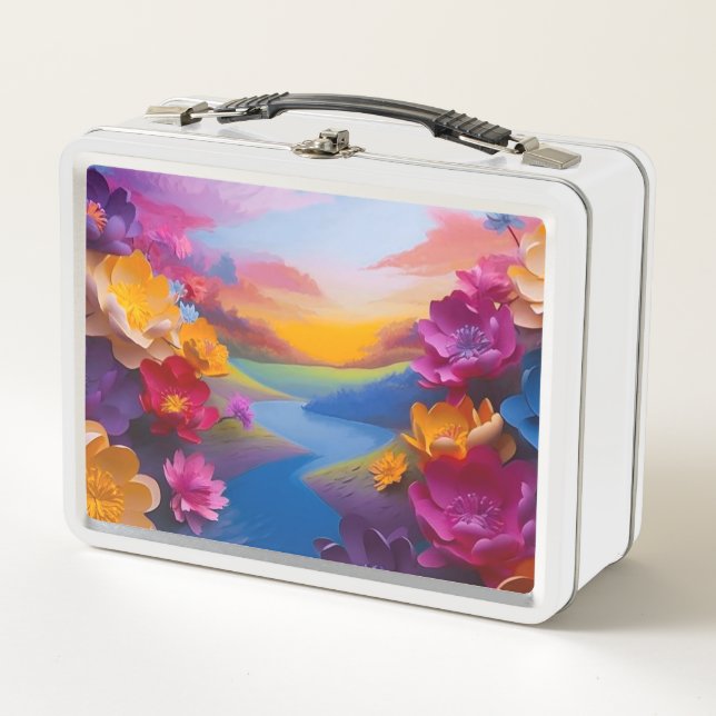 Lunch Box Jolies fleurs (Devant)