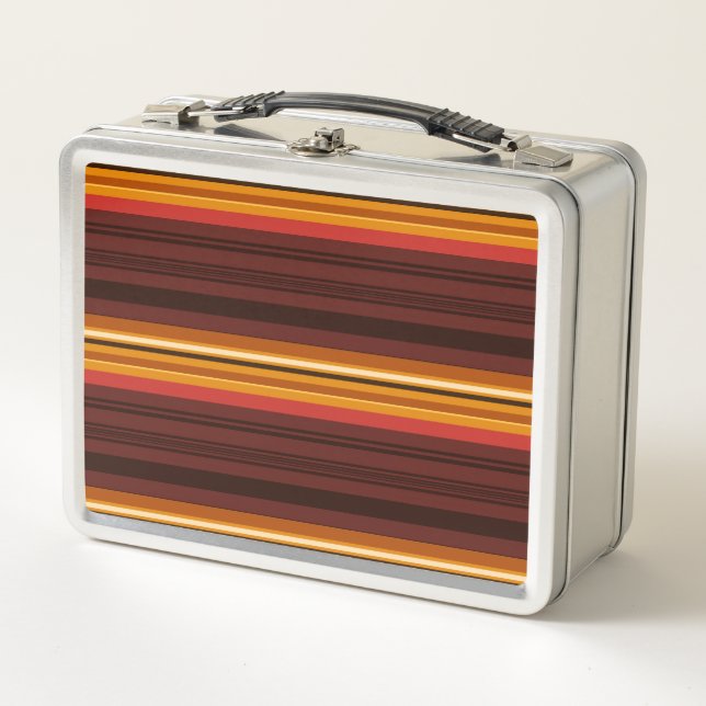 Lunch Box Jolies rayures vintage (Devant)