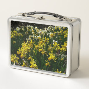 Lunch Box Jonquilles jaunes et blanches Fleurs de printemps