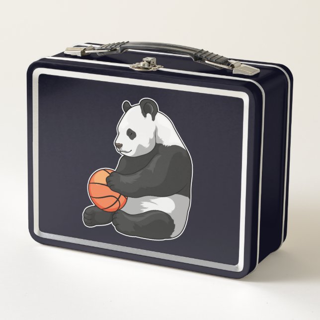 Lunch Box Joueur de basket-ball Panda (Devant)