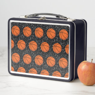 Lunch Box Joueur de basket-ball Sport Balle Élégant Noir Pai