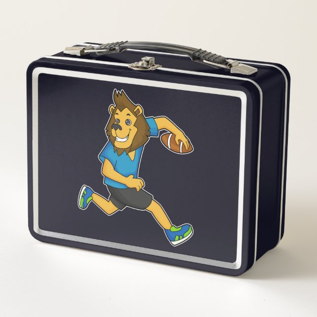 Lunch Box Joueur de football de Lion Rugby (Devant)