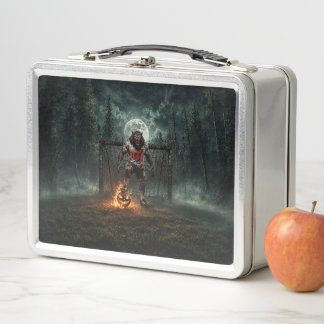 Lunch Box Joueur de football Loup-Garou Art Horreur Hallowee