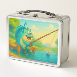 Lunch Box Joyeuse journée de pêche pour les poissons