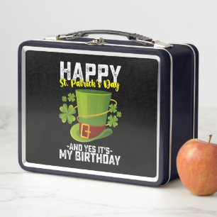 Lunch Box Joyeuse Saint-Patrick et oui c'est mon anniversair