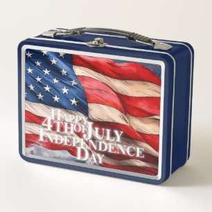 Lunch Box Joyeux 4 juillet - Jour de l'Indépendance