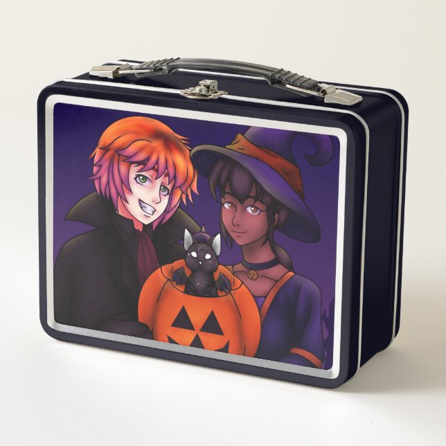 Lunch Box Joyeux costumes d'Halloween (Devant)