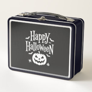 Lunch Box Joyeux Halloween Citrouille Chauve-Souris Araignée