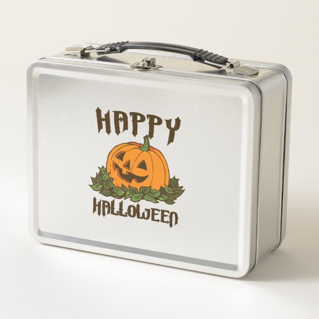 Lunch Box Joyeux Halloween Costume d'Halloween drôle (Devant)