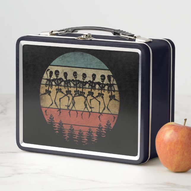 LUNCH BOX JOYEUX HALLOWEEN DANSE DE SQUELETTE (En situation)