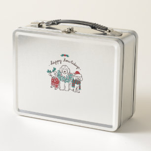 Lunch Box Joyeux Howlidays Funny Chien cadeau de Noël