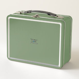 Lunch Box Joyeux Noël ajoutez nom texte personnalisé cadeau