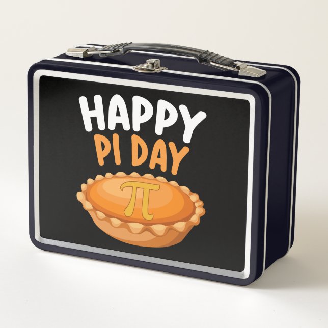 Lunch Box Joyeux Pi Day Pie Mathématiques Math arc-en-ciel (Devant)
