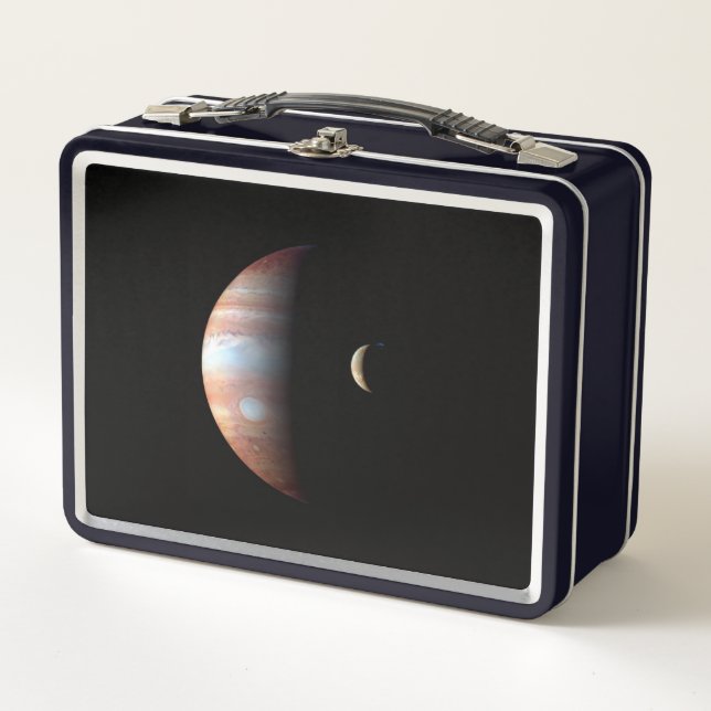 Lunch Box Jupiter Géant Gaz Planète & Io Galilée Lune (Devant)