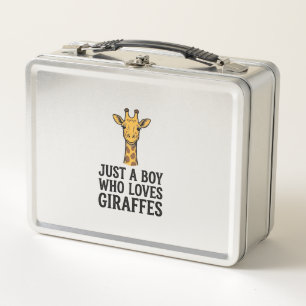 Lunch Box Juste un garçon qui aime les girafes T-shirt giraf