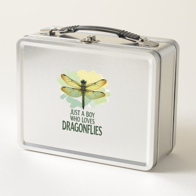 Lunch Box Juste un garçon qui aime les libellules. Libellule (Devant)
