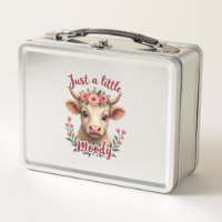Juste un peu lunatique vintage fleur de vache des