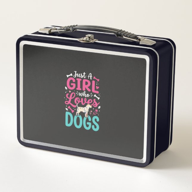 Lunch Box Juste Une Fille Qui Aime Les Chiens (Devant)