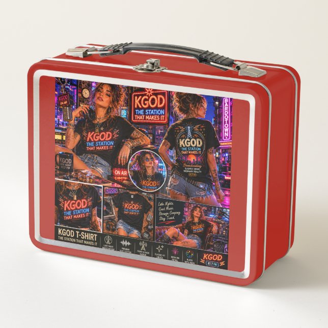 Lunch Box KGOD Radio Late Night  (Devant)