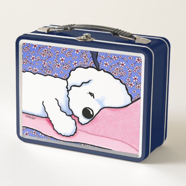 Lunch Box KiniArt Sleepy Bichon (Devant)