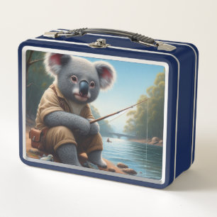Lunch Box Koala Fishing