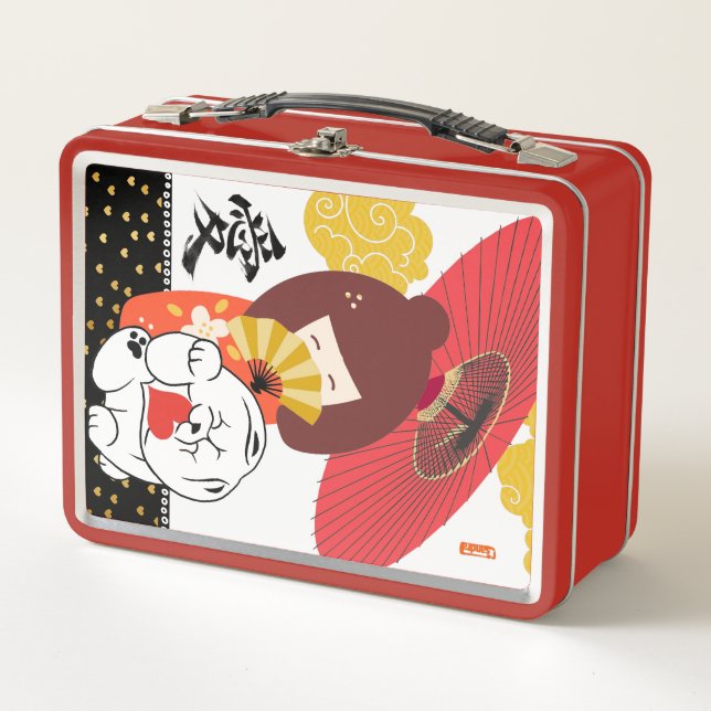 Lunch Box KOKESHI AMOUR Chow Saint-Valentin  (Devant)