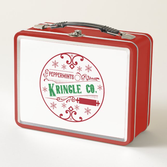 Lunch Box Kringle Pepperment Company Holiday (Devant)