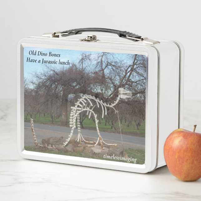 Lunch Box La boîte à lunch dinosaure, fournitures scolaires, (En situation)