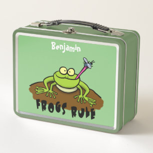 Lunch Box La grenouille règle drôle dessin de grenouille ver