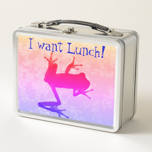 Lunch Box La grenouille veut déjeuner (Devant)