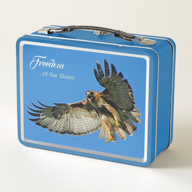 Lunch Box La liberté du ciel La Buse à queue rousse (Dos)