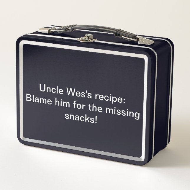 Lunch Box La recette de l'oncle Wes : (Devant)