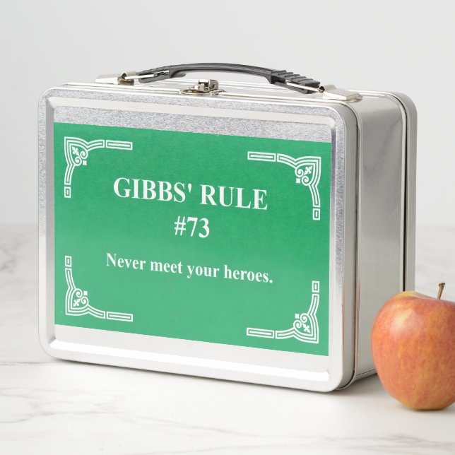 Lunch Box la règle 73 de Gibbs (En situation)