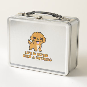 Lunch Box La Vie Est Meilleure Avec Le Cavapou - Amoureux Du