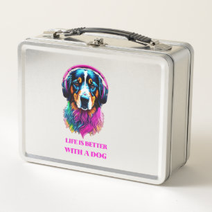 Lunch Box La vie est meilleure avec un chien