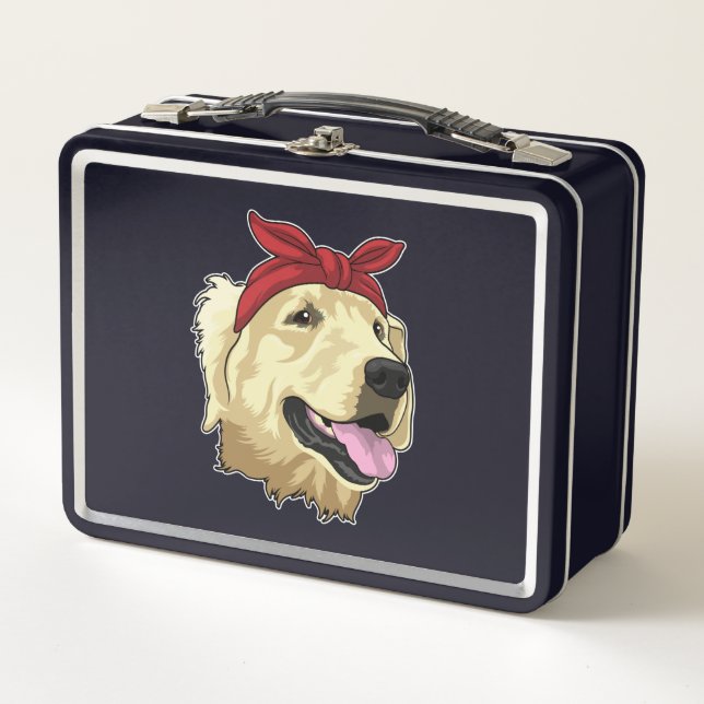 Lunch Box Labrador avec Bandana (Devant)