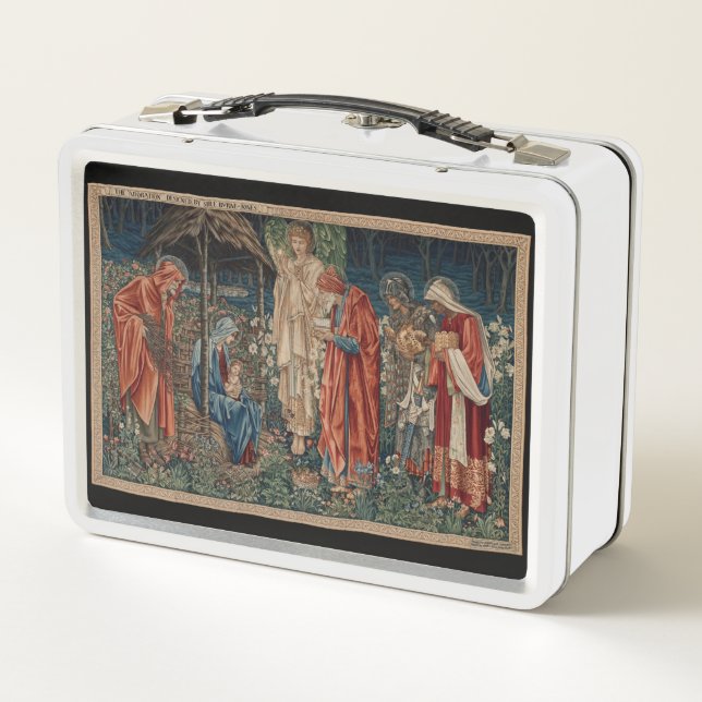 Lunch Box L'Adoration des Mages (par Edward Burne-Jones) (Dos)