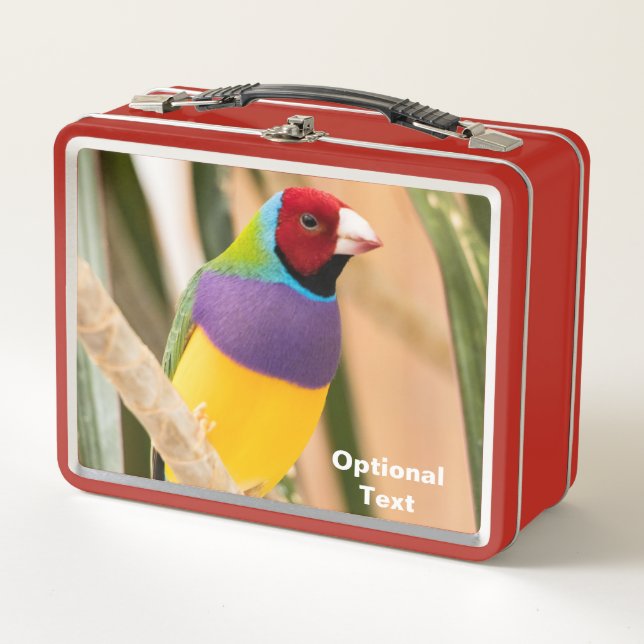 Lunch Box Lady Gouldian Finch (Devant)