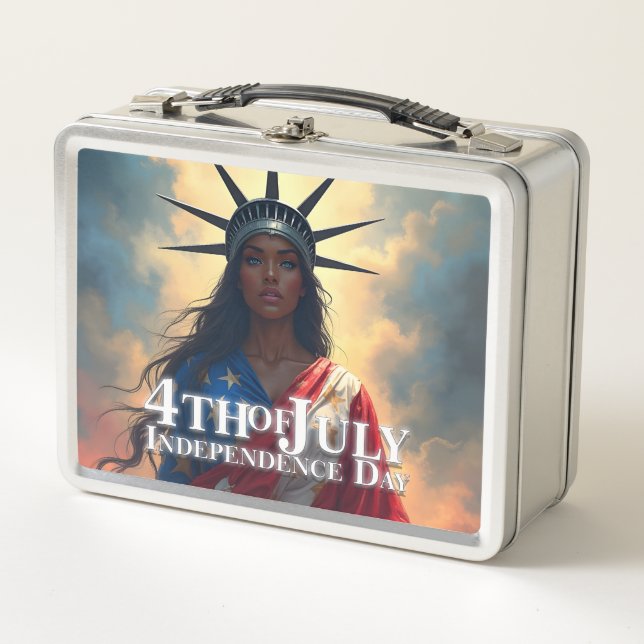 Lunch Box Lady Liberty réinventée - Un nouveau visage de la  (Devant)