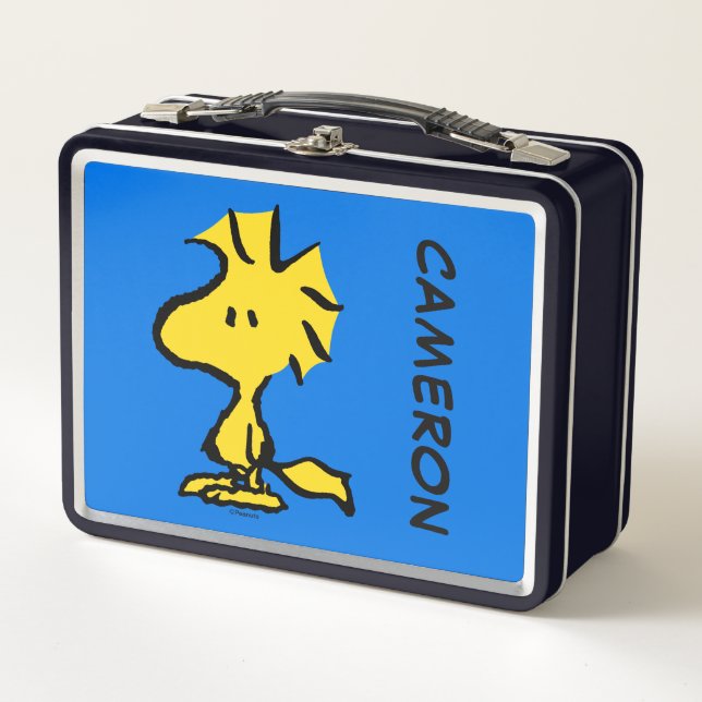Lunch Box L'ami de Snoopy Woodstock | Ajoutez votre nom (Devant)