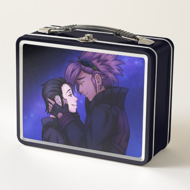 Lunch Box L'amour dans l'espace (Devant)