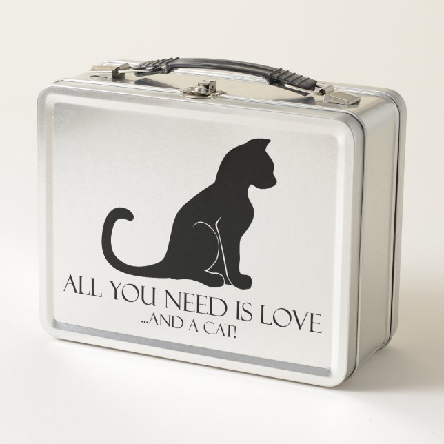 Lunch Box L'amour et un chat (Devant)