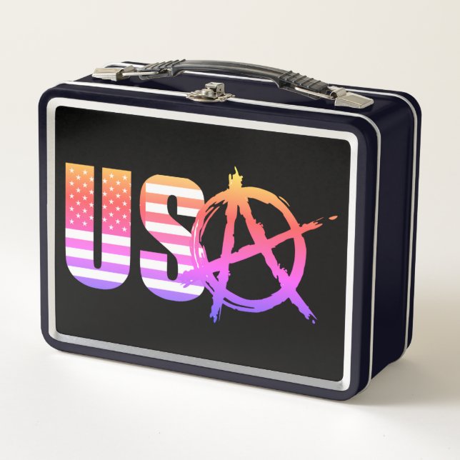 Lunch Box L'anarchie dans... USA (Devant)