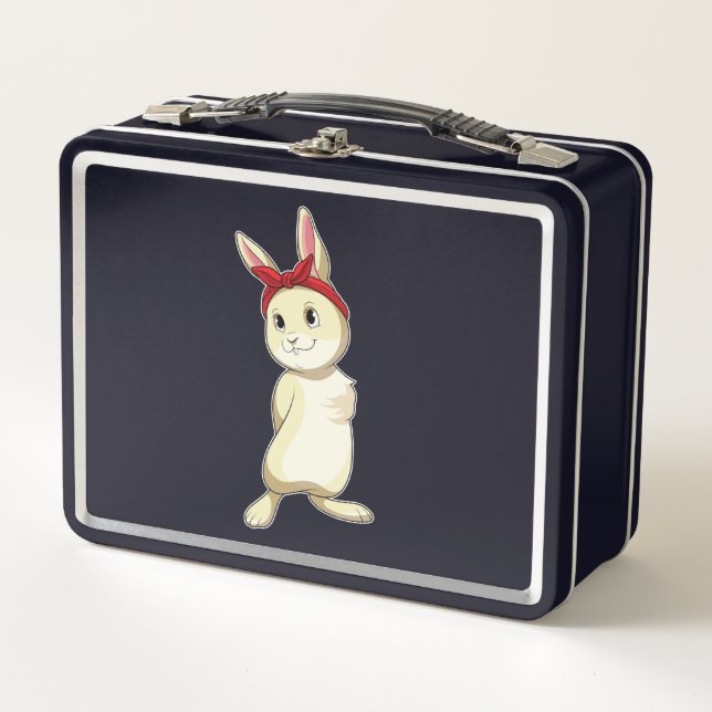 Lunch Box Lapin avec Bandana (Devant)