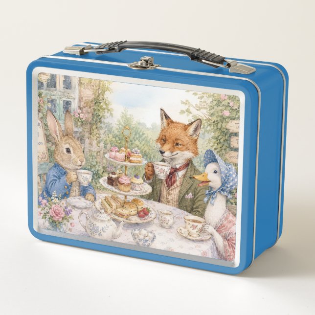 Lunch Box Lapin Classique Renard & Canard  (Devant)